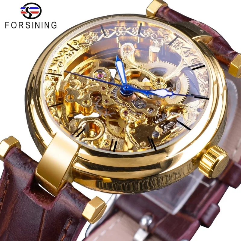 

Official brand of free shippingHollow 's Table Men's Automatic Mechanical Watch Small Dial Life Waterproof