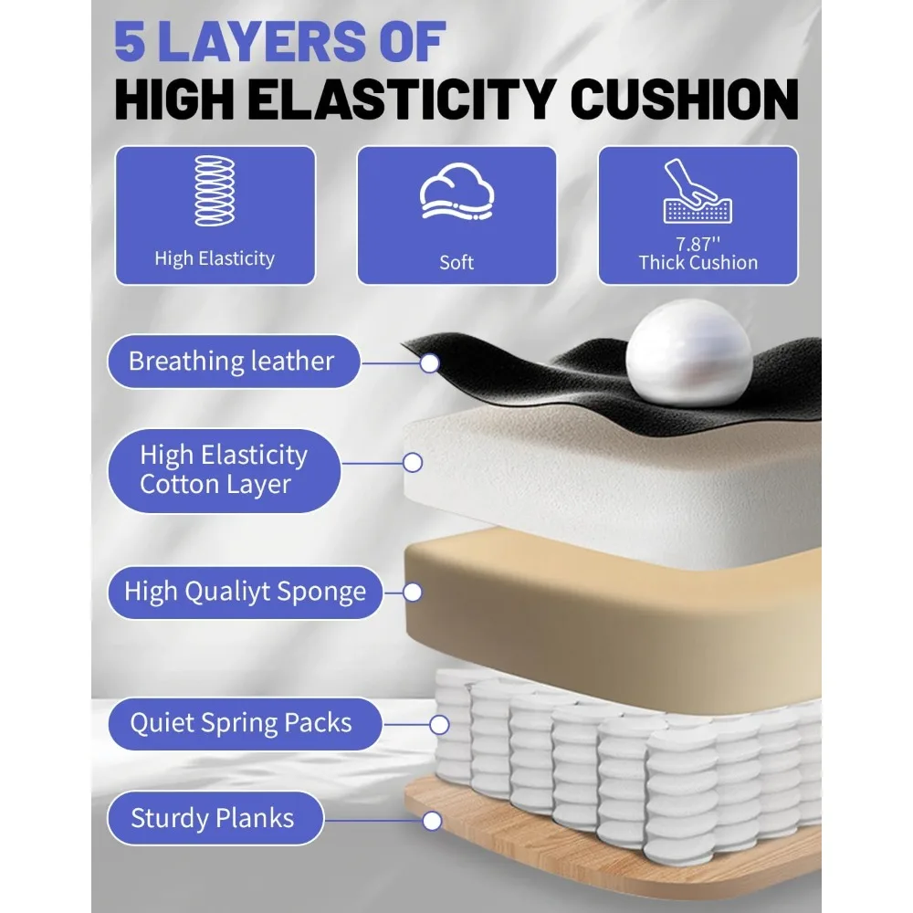 كرسي مكتب كبير وطويل 800 رطل للأشخاص الثقيلين، كرسي تنفيذي عالي التحمل مع ظهر مرتفع، مقعد عريض جدًا.