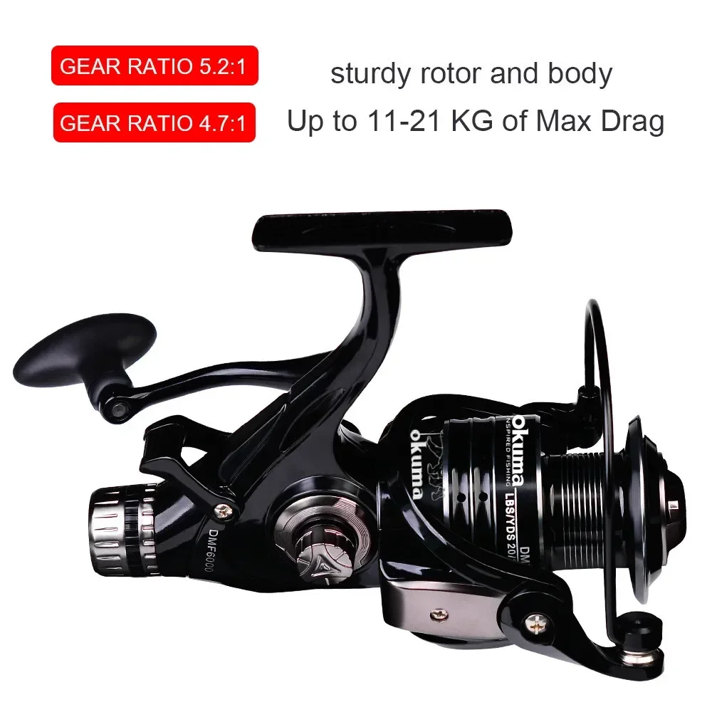 Okuma Ganzmetalldrahtbecher Spinning Fischerboot 5,2:1 4,7:1 Rotierende Trommel 19 kg Widerstand Rotierende Trommel Angeltrommel 3000-6000 – Detail 8