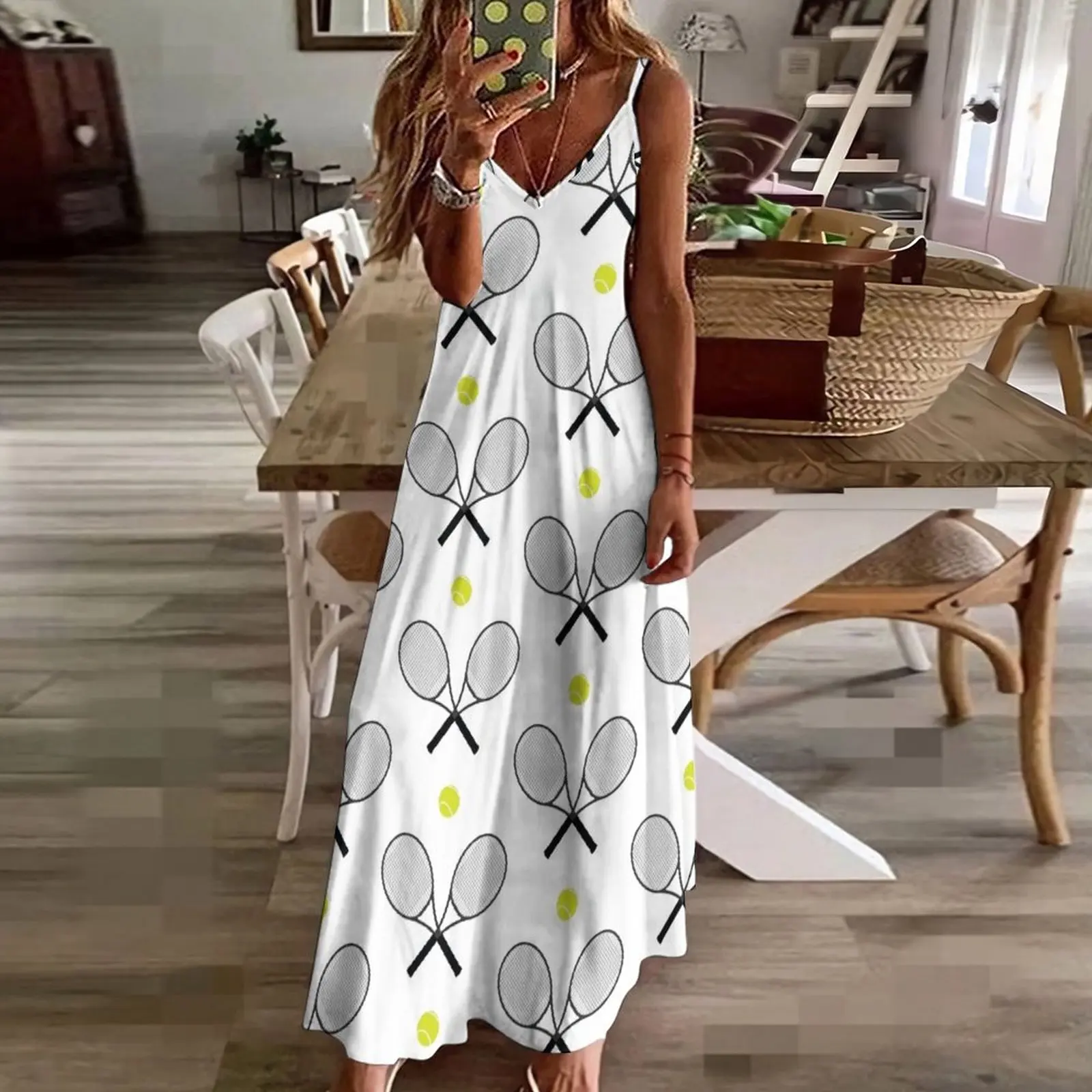 Tennis Pattern 2 Sleeveless Dress dress party night clothes for woman wedding dresses for woman prom dress