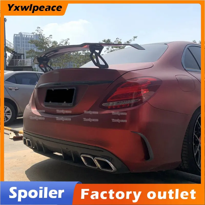 

GTS-V Style ABS Universal Racing Rear Trunk Lip Spoiler Wing Car Styling for Mercedes Benz W204 W205 W211 W212 W213 W117 W118