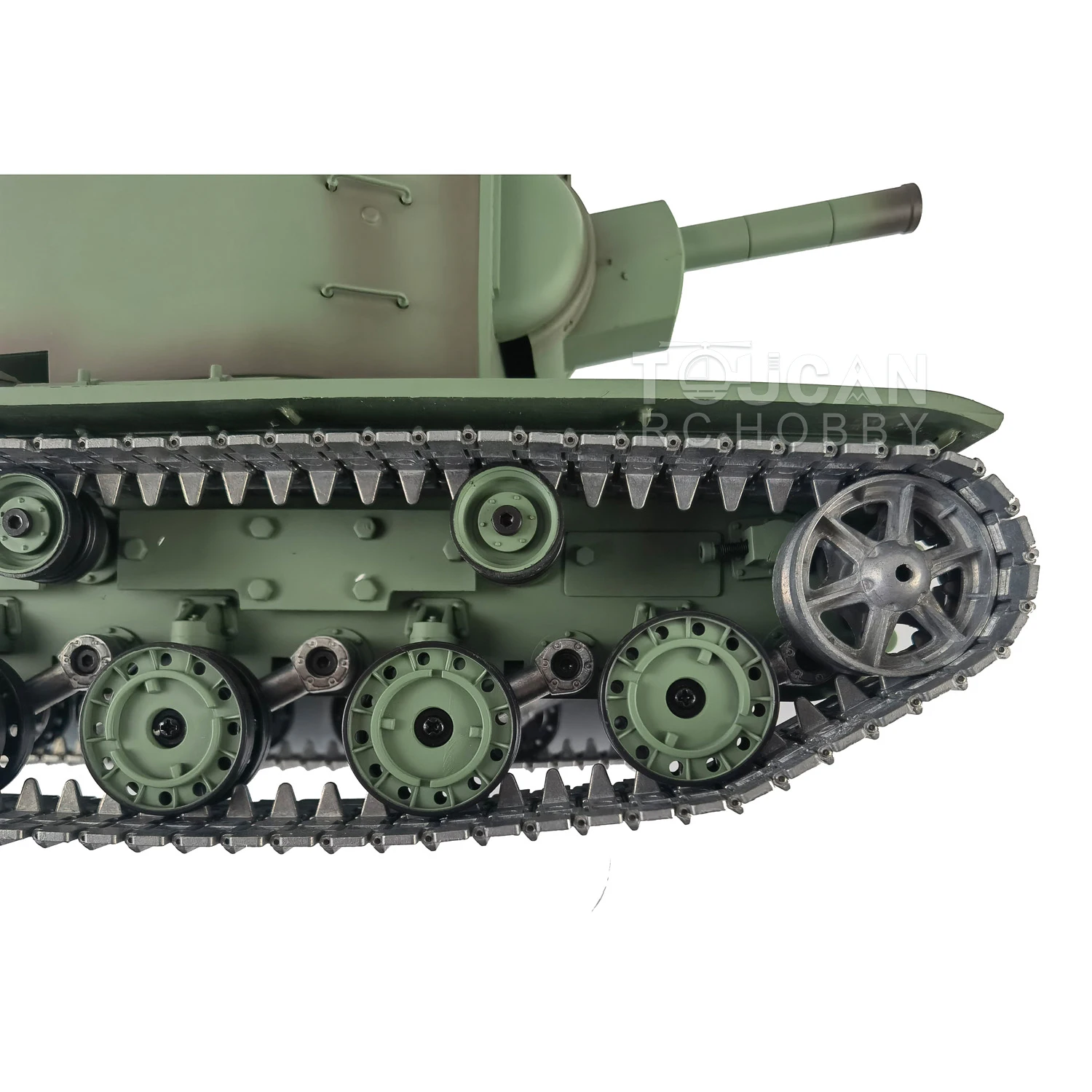 Heng Long-soviet-リモートコントロールタンクKV-2,金属トラック,子供用パンザー,3949,tk7.0,rtr,th19750,1:16,米国在庫