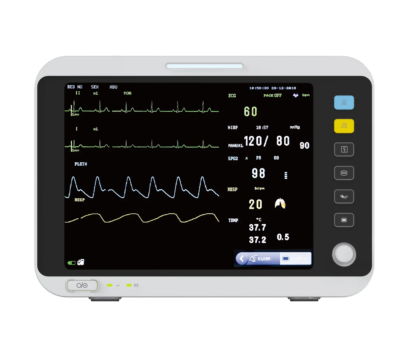 

12.1 inch LED display pet veterinary temperature Pressure For Animal