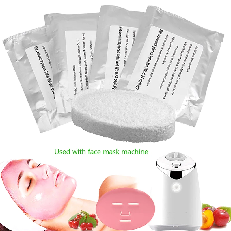 8/16/32pcs/set Collagen Face Mask Capsules Effervescent Tablets For DIY Natural Fruit Vegetable Facial Mask Maker Accessory Skin