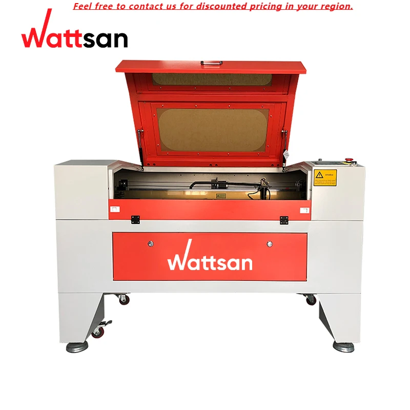 

Wattsan 6090 LT Wood Acrylic Stone 6090 1290 1610 Co2 Laser Engraving Machine 80W 100W 130W