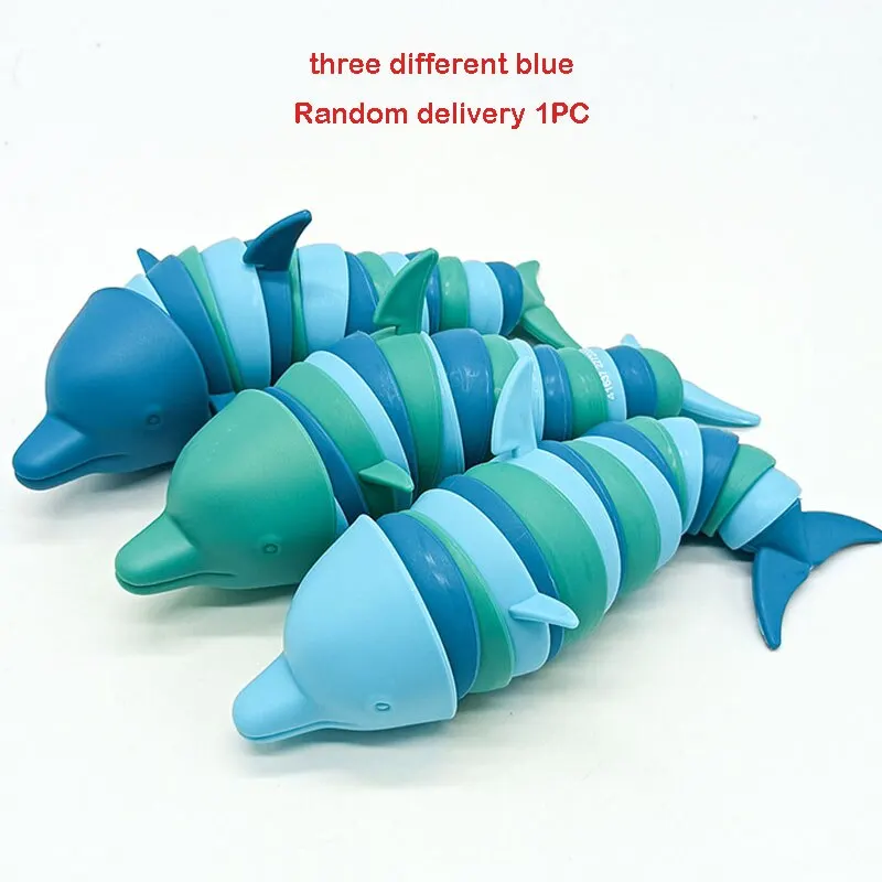 Stress Reliever Toys  Fidget Toys Children Adult Slug Puzzle Peristalsis Funny Caterpillar Anti Stress Squishy Toy 2022 Hot Sale