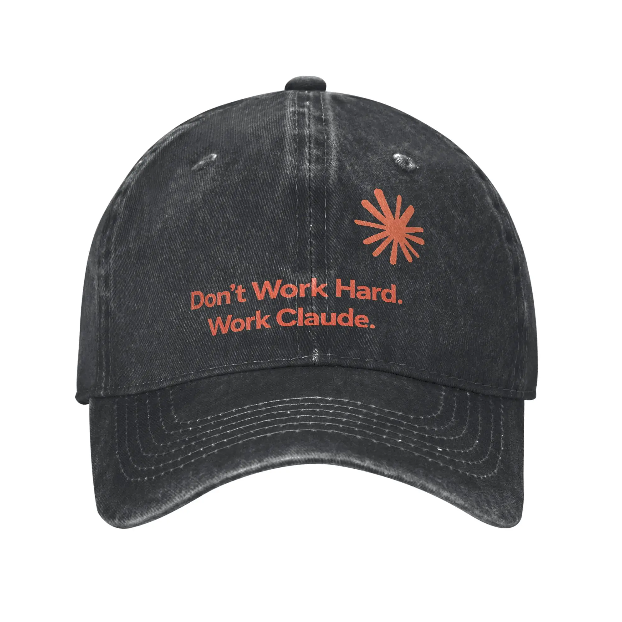 Claude - Don't Work Hard  Trucker Hat Outfit For Men Women Baseball Cap  Vintage Wear Snapback Caps Adjustable