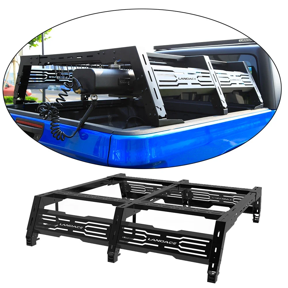 Heavy Duty High Bed Rack Trunk Cargo Hi-lift Carrier Roll Bar fit Jeep Gladiator JT