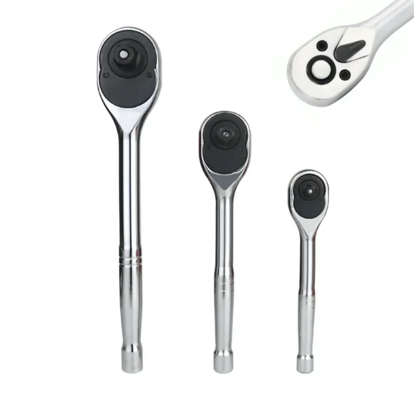 

Ratchet Wrench 24Tooth Quick Release 1/4'' 3/8'' 1/2'' Socket Automotive Nut Reversible Drive Wrench Mechanical Hand Repair Tool