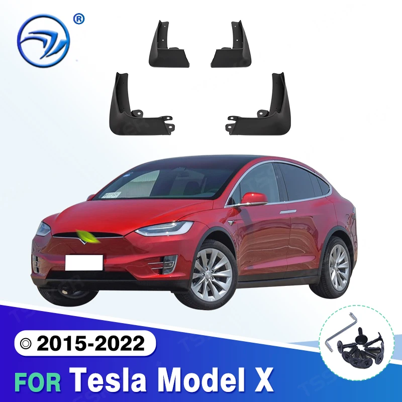 For Tesla Model X 2015 2016 2017 2018 2019 2020 2021 2022 Fender Mudguard Mud Flaps Guard Splash Flap Mudguards Car Accessories