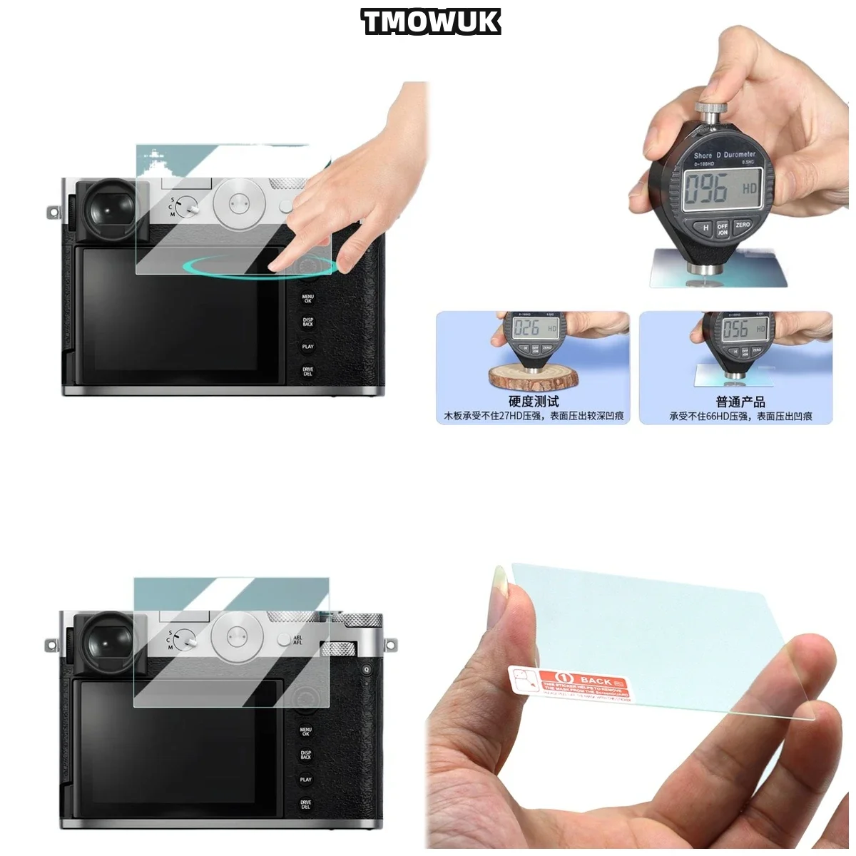 Professional Photography LCD Guard For Fujifilm X-100T/X-100/X-100S/X-100F | 9H Diamond-Coated Tempered Glass