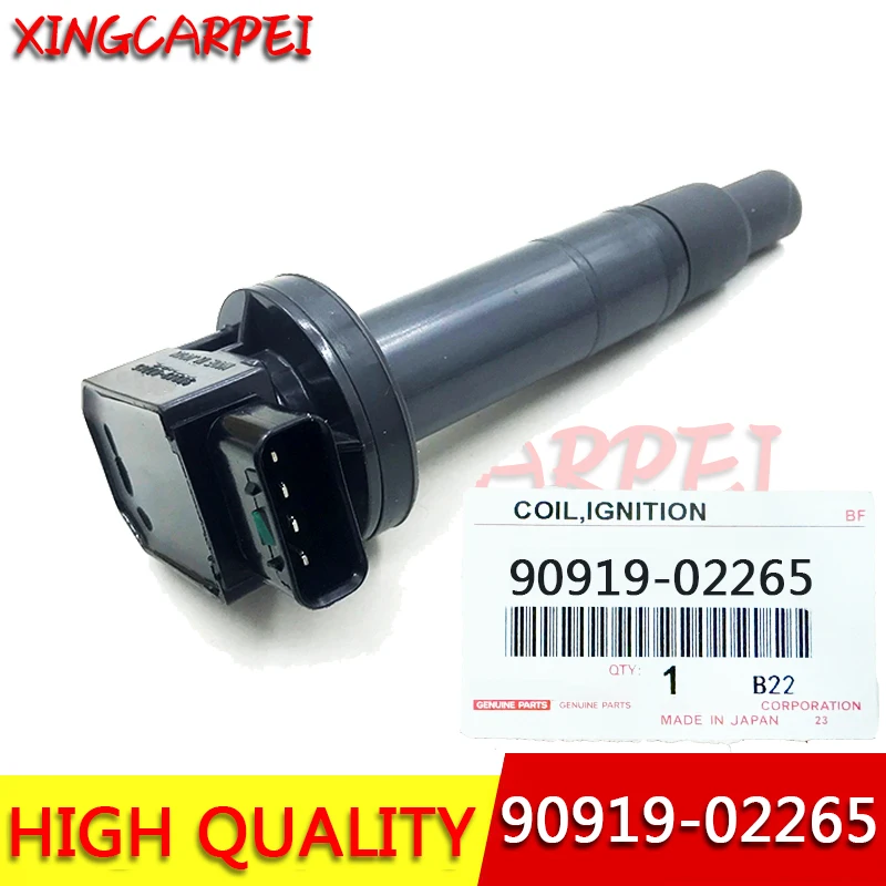 4pcs 90919-02265 Ignition Coil For Scion IQ Yaris Prius xA xB Echo 1.5L Corolla 90919 02265 90919 02240 673-1306