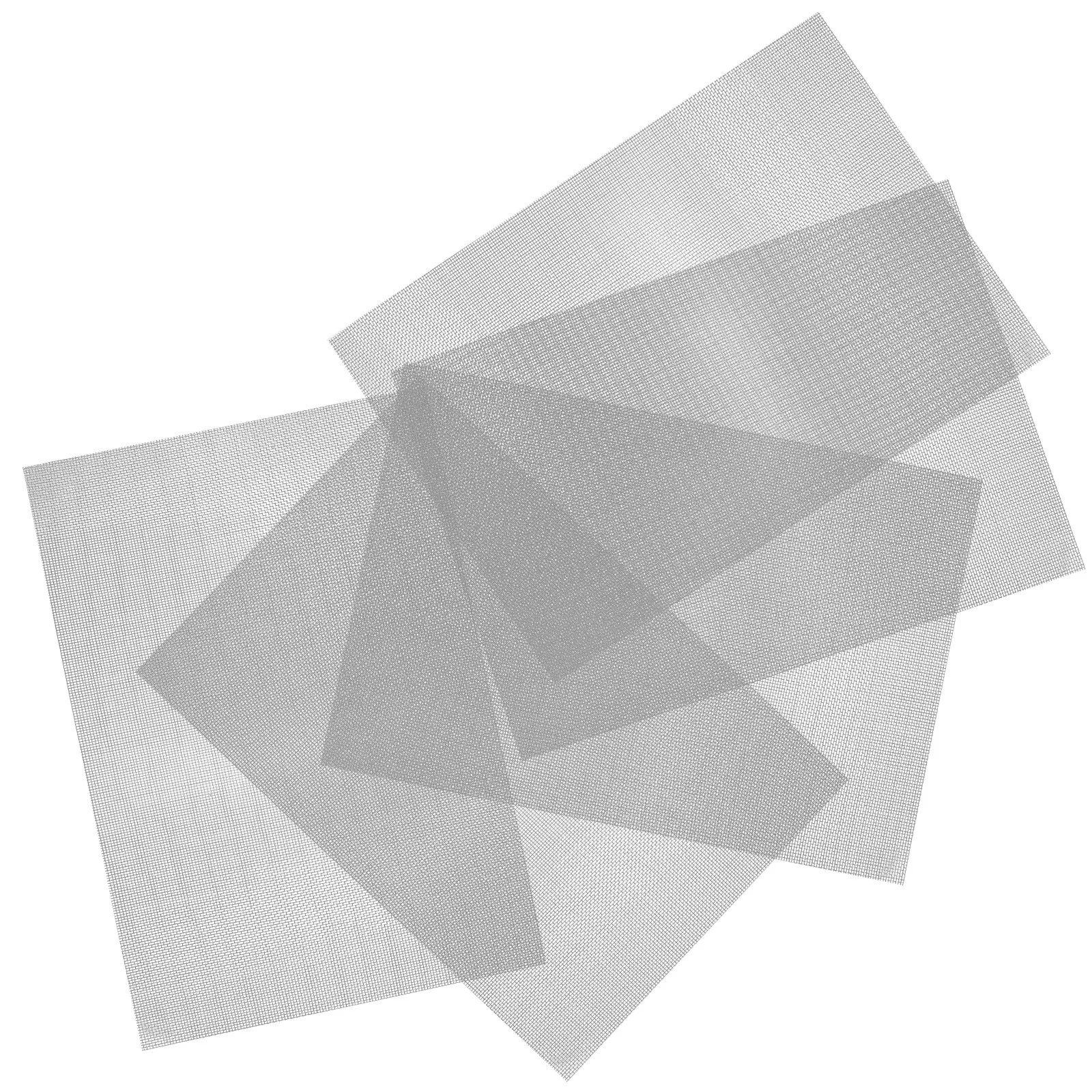 

6pcs Stainless Steel Wire Netting Mesh Garden Fence Barrier Window Screen Ventilation Airflow Metal Net For Diy Craft Yard