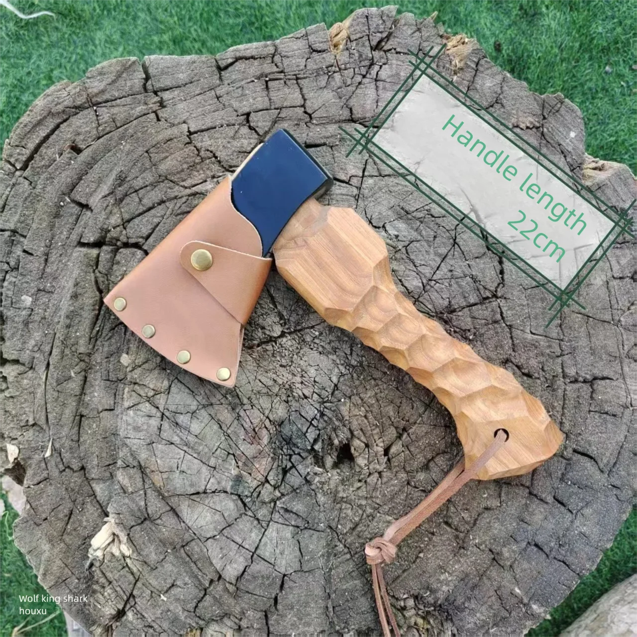 American Hickory Camping Axe Wholesale - Customizable BC Bushcraft Mini Hatchet Wood Splitter Survival Tool - view 6