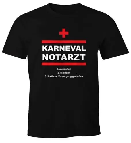 Carnival Emergency Doctor Funny Carnival Printing Fashion T-Shirt