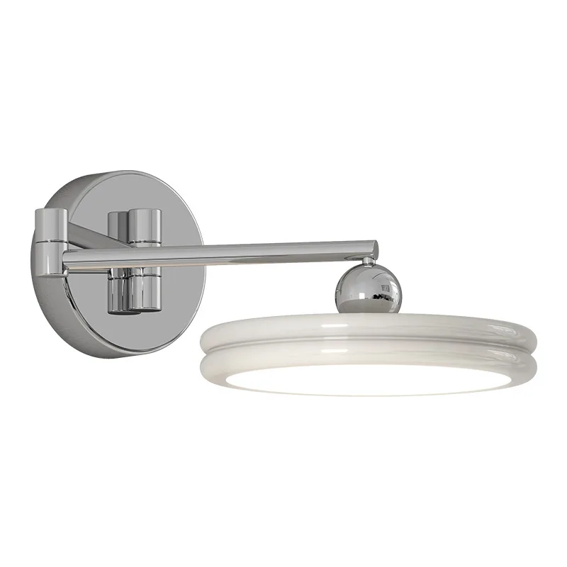 

Bedside eye protection full spectrum rocker arm light, minimalist bedroom wall light, modern simplicity