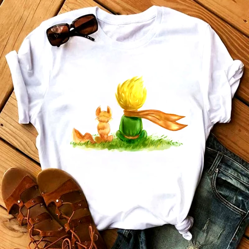 2pcs Little Prince Art Printing Patches for Clothes Vynil Heat Transfer Thermal Stickers DIY T shirt Iron on for Women Appliqued
