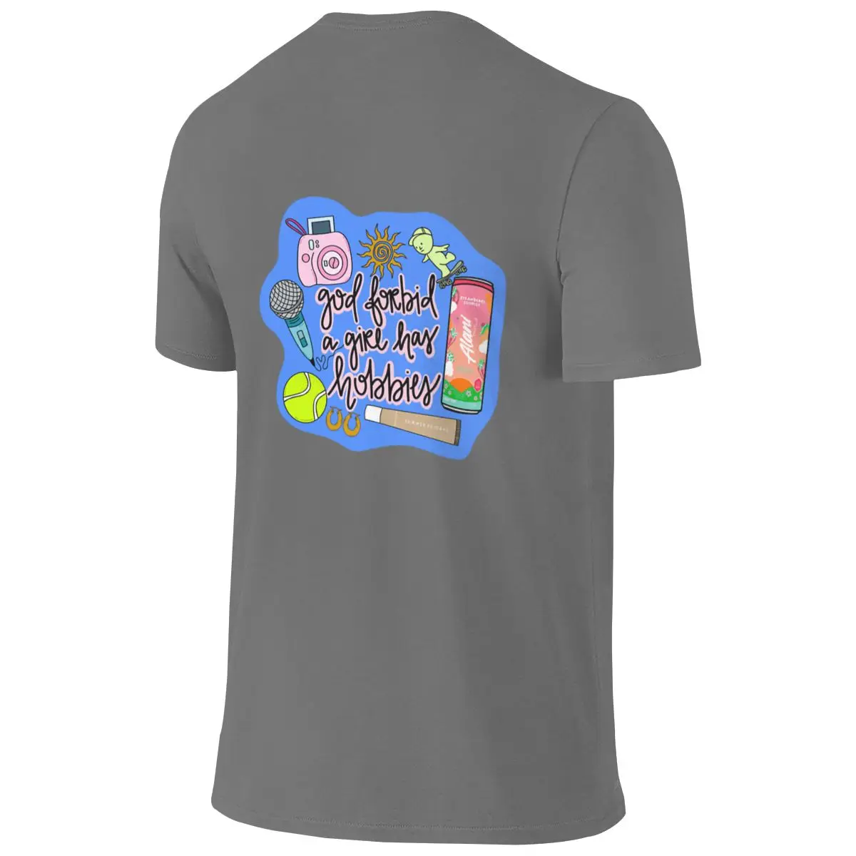 More Hobbies! Comfortable Reversible T-shirt Niche Lazy Style Sun Protection Women's T-shirts