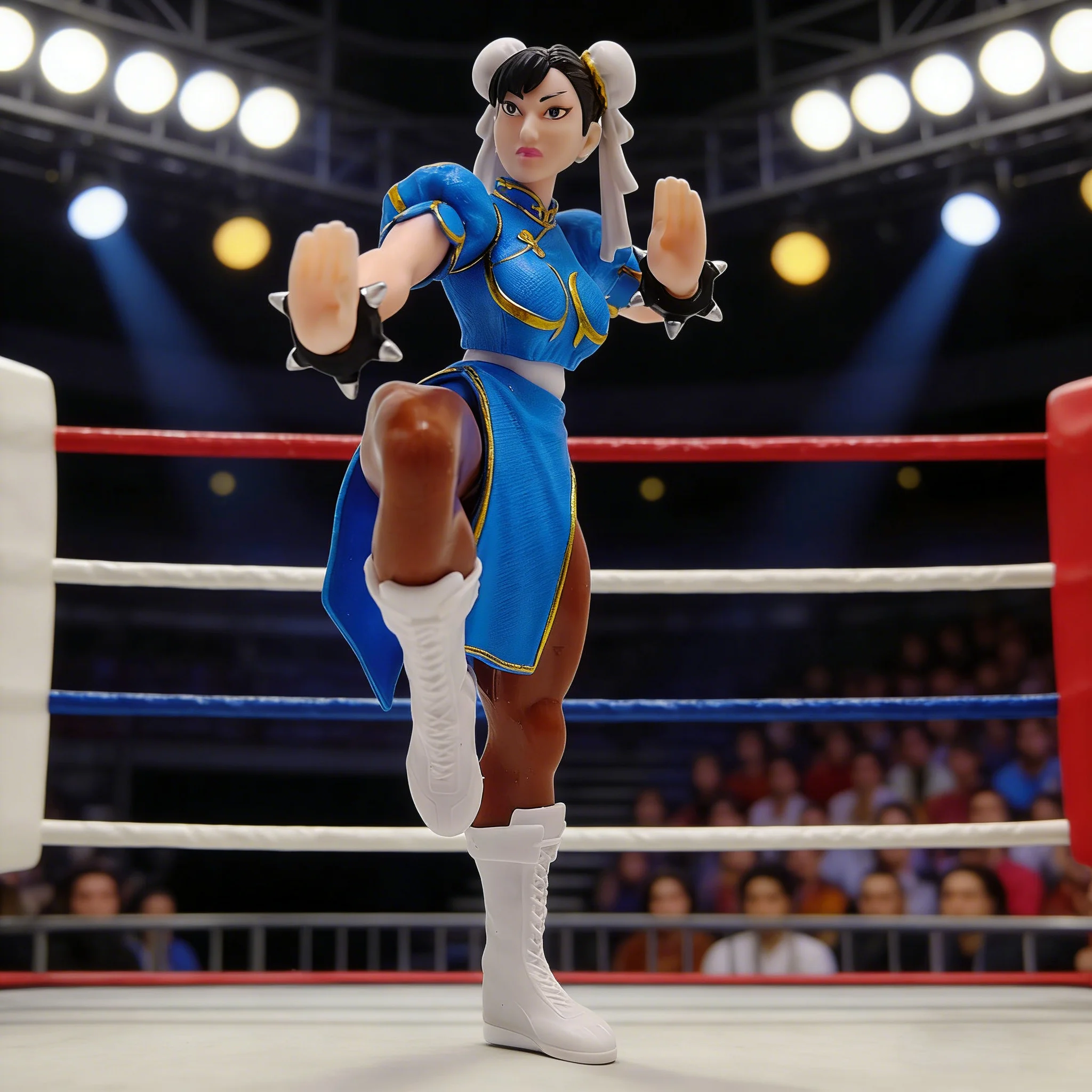Boneco de Ação Chun-Li Street Fighter Kung Fu: Coleção de Brinquedos e Enfeites de Vinil para Colecionadores de Jogos e Anime - Presente Ideal