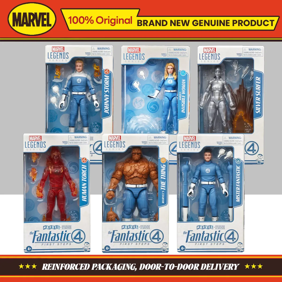 marvel-legends-series-mister-fantastic-johnny-storm-silver-surfer-human-torch-the-thing-invisible-woman-action-figure-toy-model