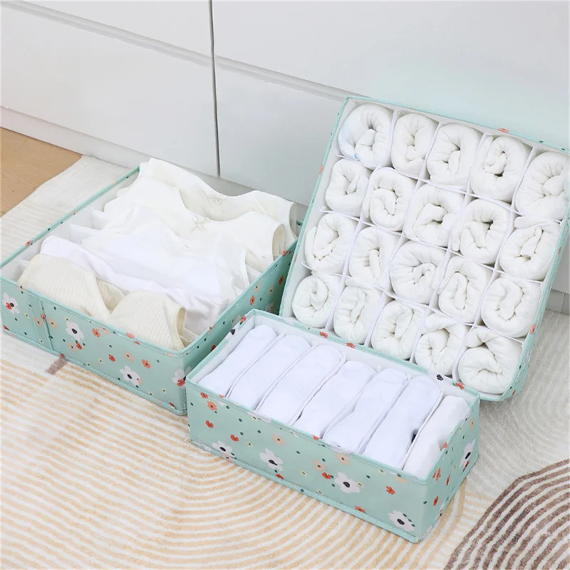 Underwear Cabinet Drawer Organizer Socks Clothing Storage Box Wardrobe Organizer Clothes Ties Pants Bra Socks Storage Organizers