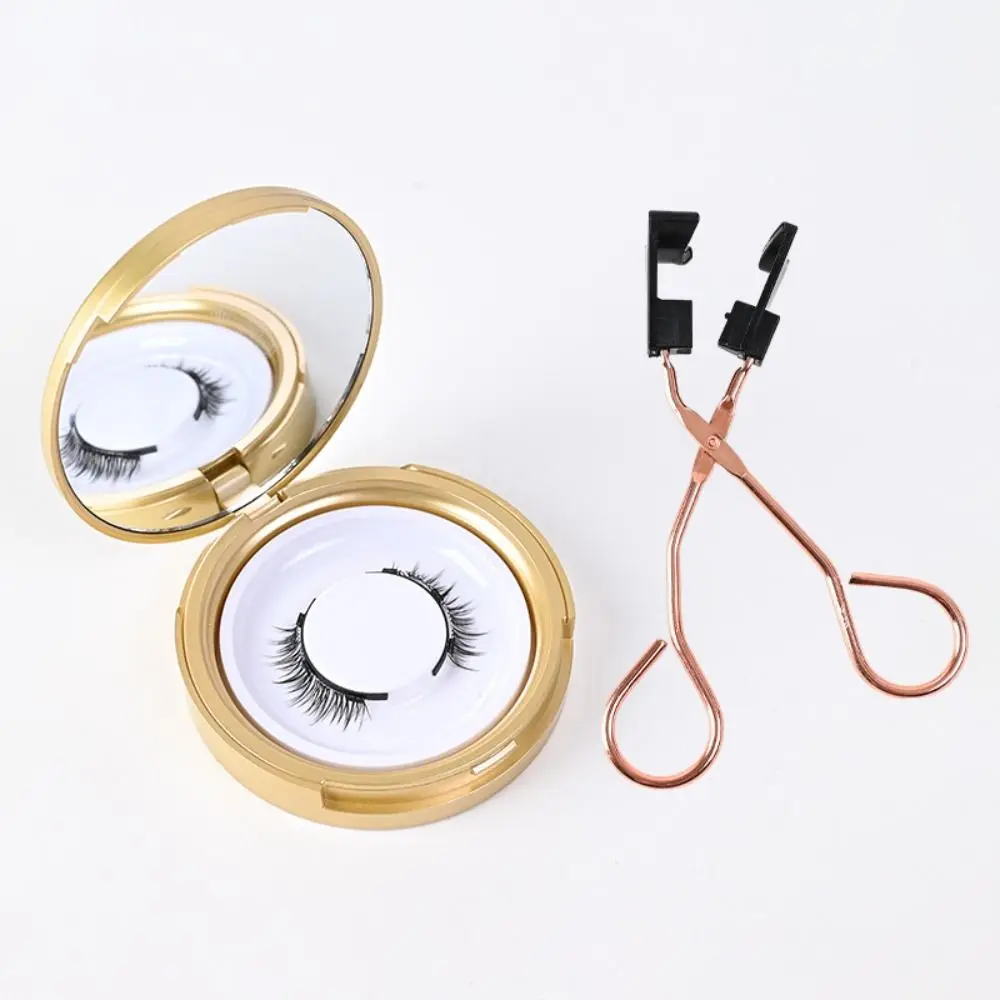 Natural Magnetic False Eyelashes Glue-free Reusable Three Magnetic False Eyelashes Set Waterproof Simulation