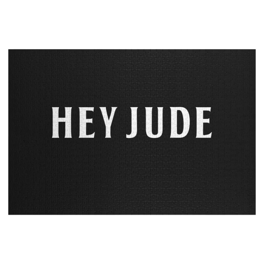 Hey Jude Jigsaw Puzzle Christmas Toys Personalized Name Custom Name Wood Personalized Gift Ideas Puzzle