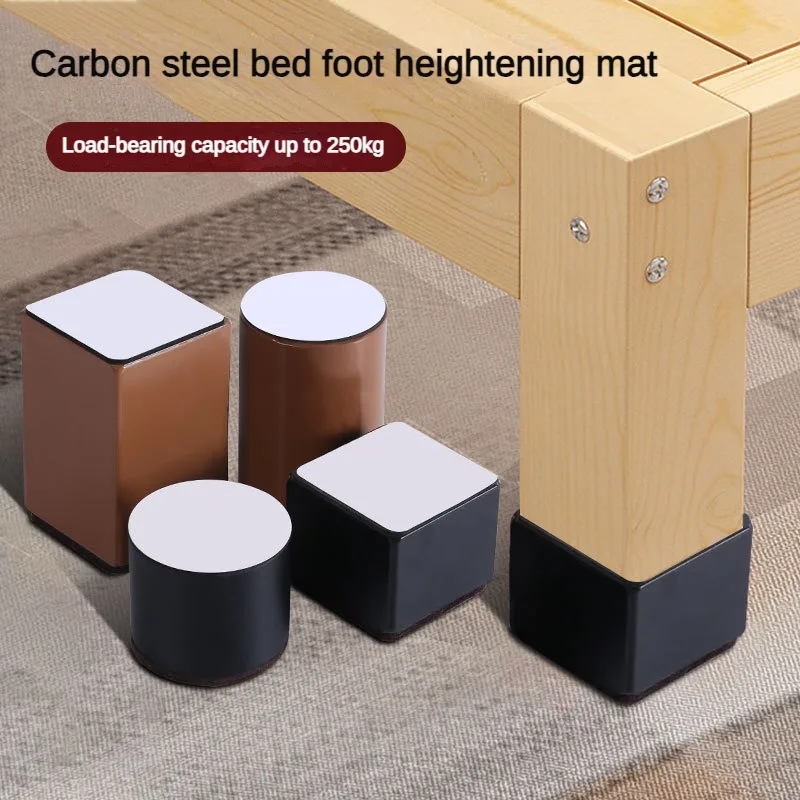 4 قطعة الأثاث الثقيل الكربون الصلب زيادة وسادة للقدم أريكة سرير الجدول كرسي القدم ارتداء مقاومة المضادة للانزلاق حصيرة الطابق حامي #4