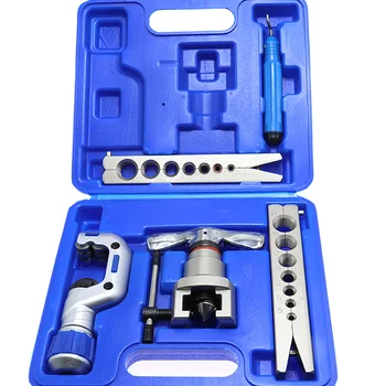 Value eccentric copper tube pipe flaring tool kit air conditioning pipe flaring tool kit for HAVC tools with cutter 6-19MM VFT-808-MIS