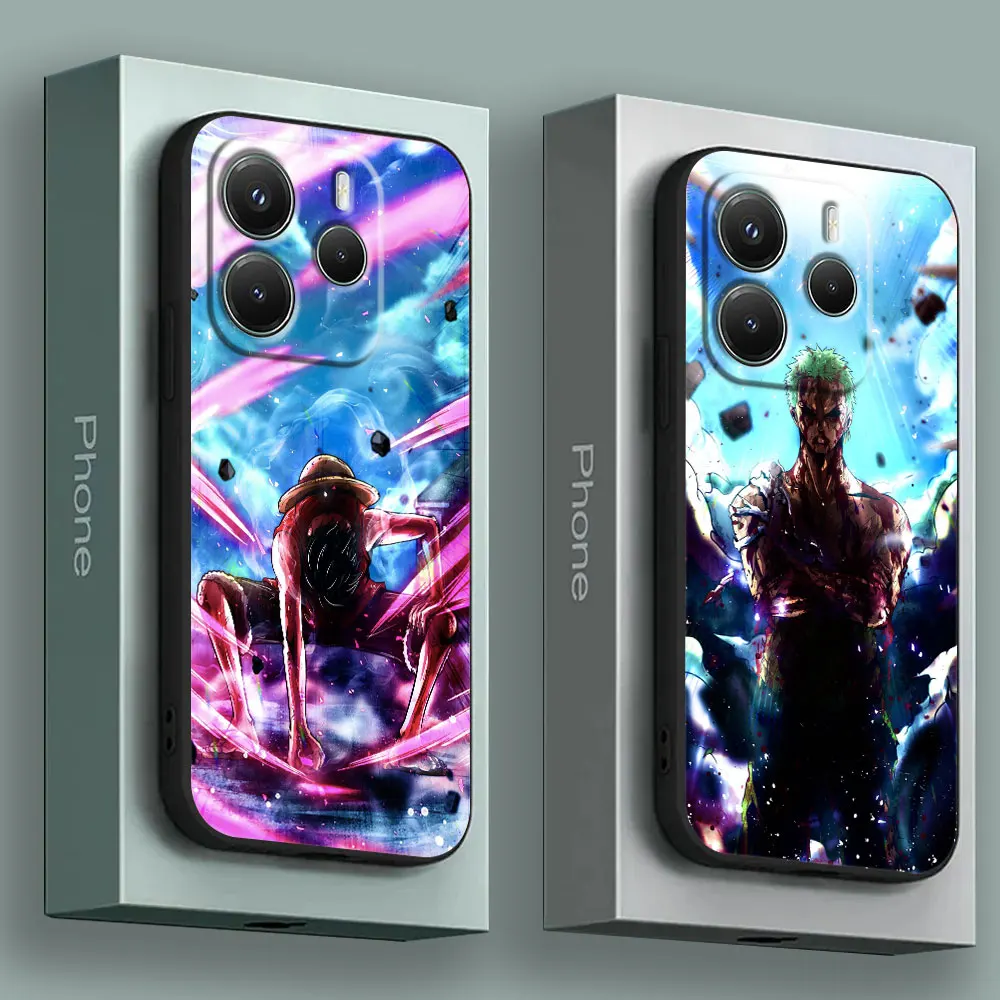 

Ones Pieces Luffy Zoro Sanji Soft Case For Xiaomi Redmi Note 15 14 13 12 11 10 Pro Plus For Redmi 15C 15 14C 13C 12C Phone Cover