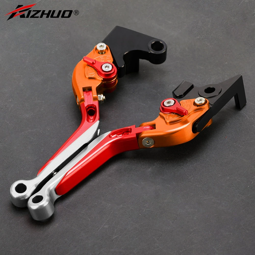 

For HONDA CBR125RR CBR150R 2004-2010 2009 2008 2007 2006 Adjustable Folding Extendable Brake Clutch Levers CBR125R Handlebrake