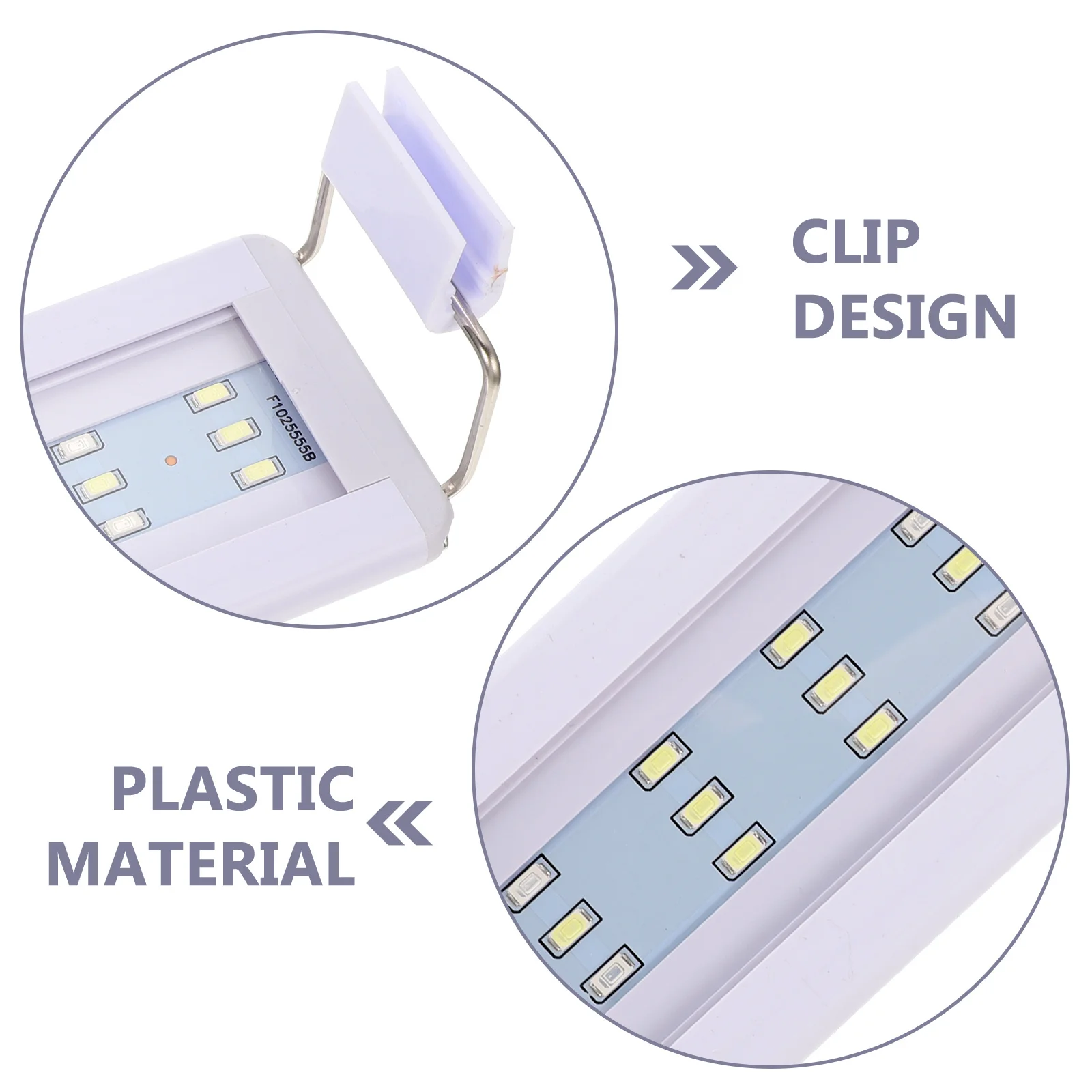 

Long Lasting Fish Tank Light Practical Aquarium Lamp Easy Installation Independent Switch Fish Tank Light Aquarium Lamp