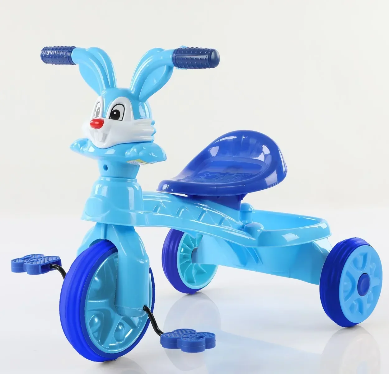 Tricycle pour enfants de 3 à 6 ans, poignée de poussée, avec pédale, anti-renversement