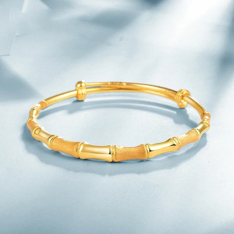 24K Pure Gold Bracelet Real 999 Solid Gold Bangle Upscale Beautiful  Romantic Trendy Classic Jewelry Hot Sell New 2025