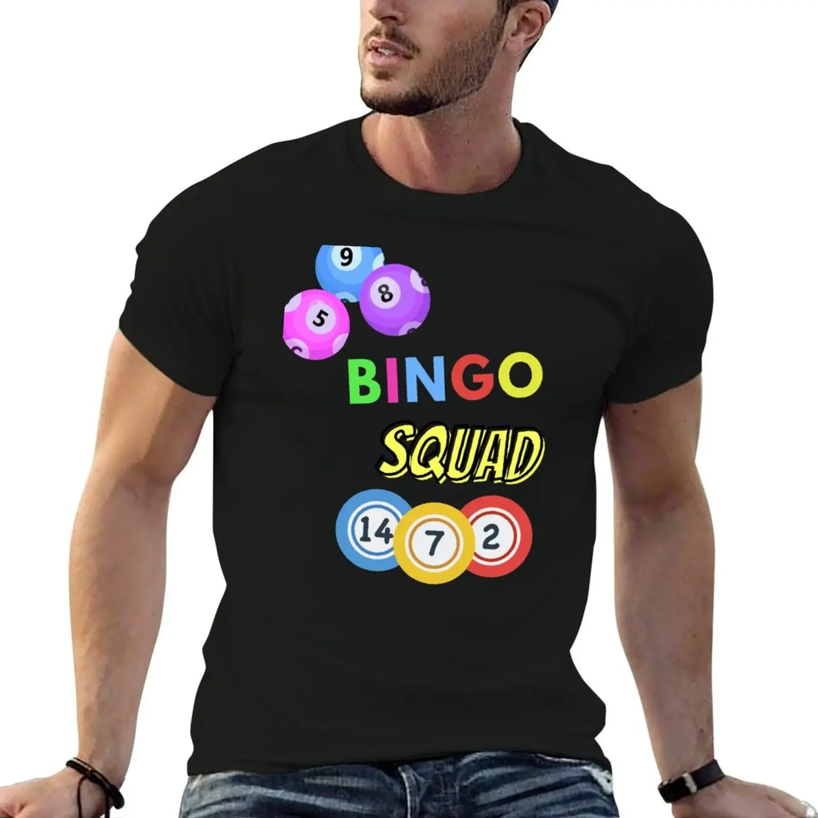 

Bingo Squad For Bingo Players T-Shirt new edition man clothes custom shirt mens plain t shirts