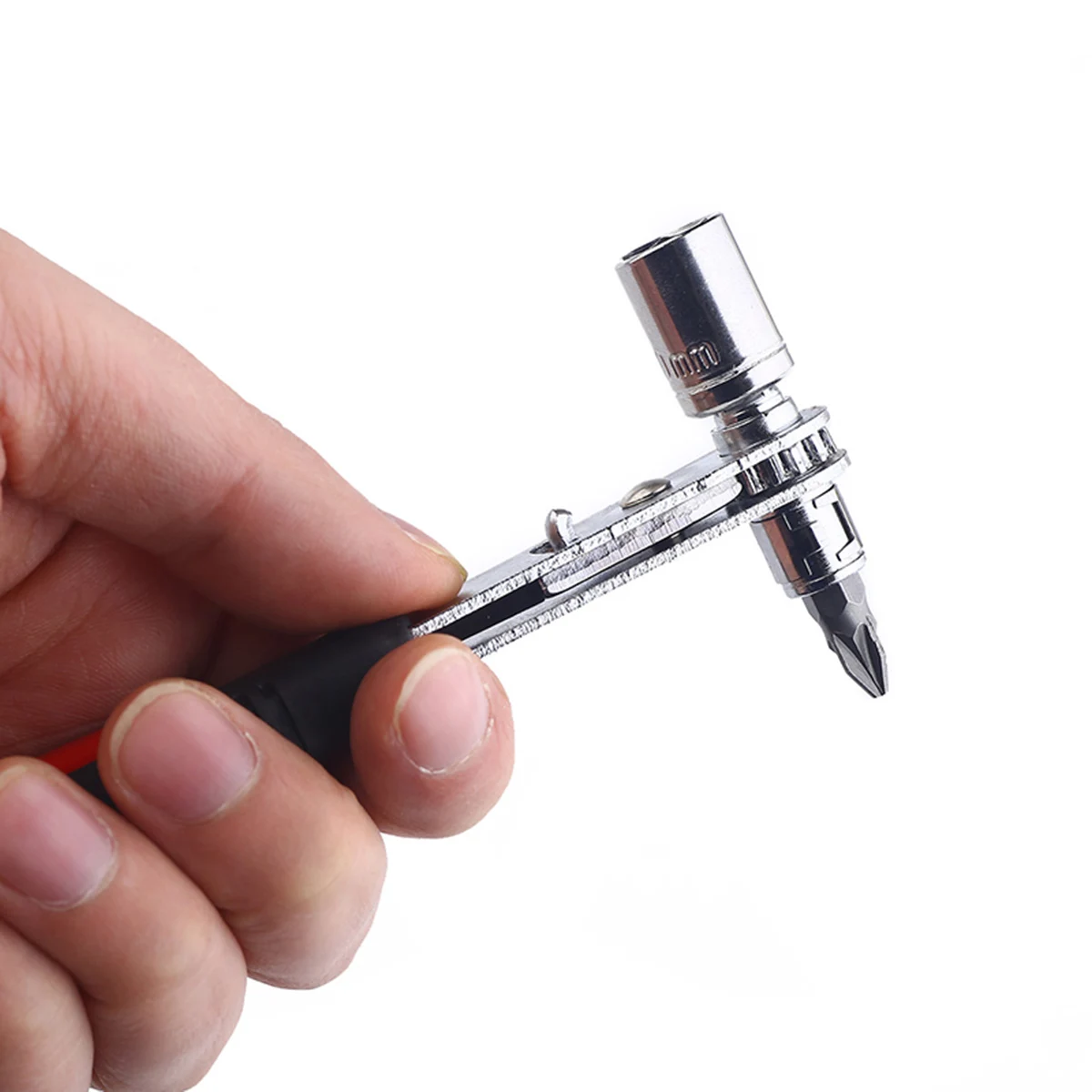 

Mini Ratchet Wrench Screwdriver Bit 1/4" Drive Plastic Handle Ratchet Quick-Release Socket WrenchMini Ratchet Wrench Screwdriver