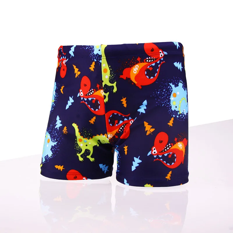 Traje de baño para niños, novedad de verano 2022, pantalones de natación con dibujos de dinosaurios y tiburones, pantalones cortos de playa