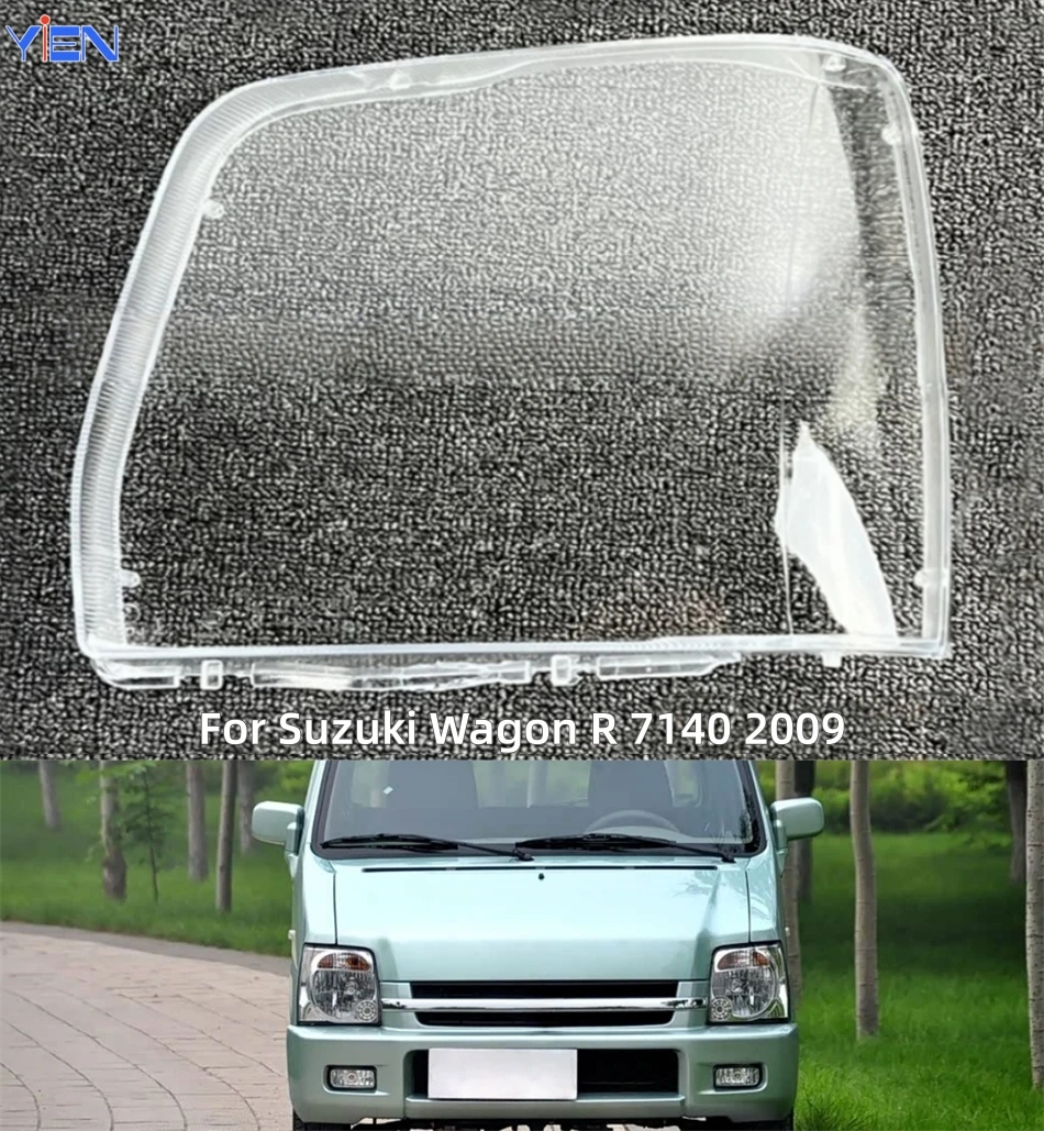 For Suzuki Wagon R 7140 2009 Car Accessories For Cars Front Lamp Cover Glass Shell Car Front Headlight Lens Cover Lights Shell