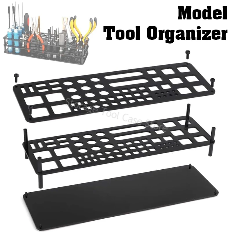 

Screwdriver Storage Rack Holder Screwdriver Organizers for Hex Cross Screw Driver RC Tools Kit Garage Workshop Tool Box Cabinet