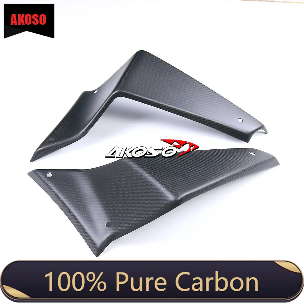 

100% 3K Carbon Fiber Motorcycle Body Parts Side Winglet Fairings Kit Winglets For Yamaha MT09 FZ09 2020 2021 2022 2023 Wings