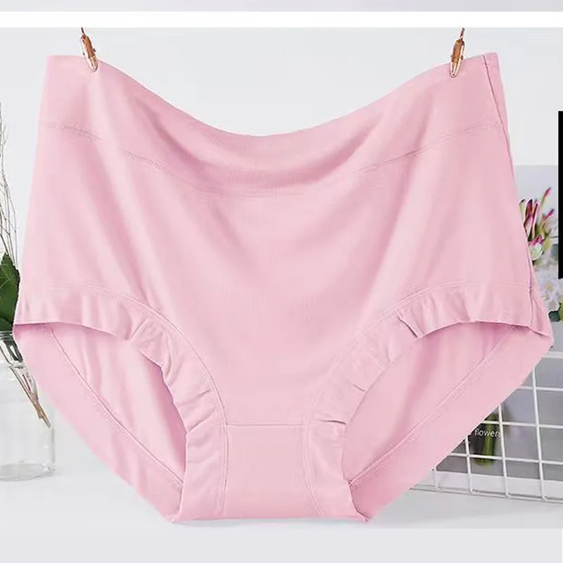 1 قطعة سراويل النساء عالية الخصر سيدة مشروط سلس الملابس الداخلية تنفس السروال حجم كبير اللباس الداخلي الإناث ملخصات مريحة #5