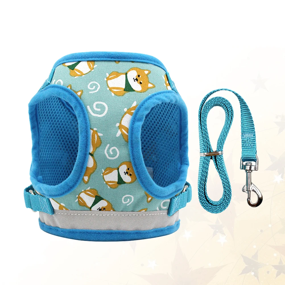 

Pet Harness Lightweight Breathable Small Puppy Vest Chest Carrier Traction Strap Leashes Accessories Dog Harness Pet Supplies