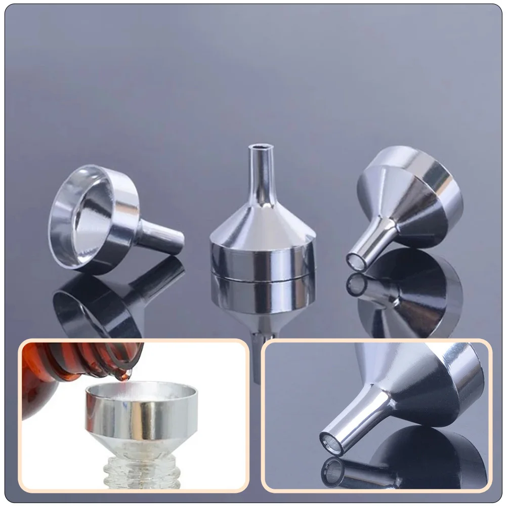 

9pcs Mini Funnels For Liquid Transfer Small Funnel Filling Perfume Multi-Purpose Dispensing Kitchen Bar