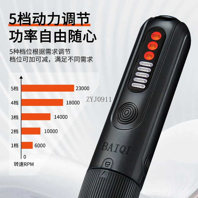 Перезаряжаемая электрическая шлифовальная машина Ручная шлифовальная машина Нефритовый шлифовальный и полирующий гравировальный инструмент с литиевыми батареями