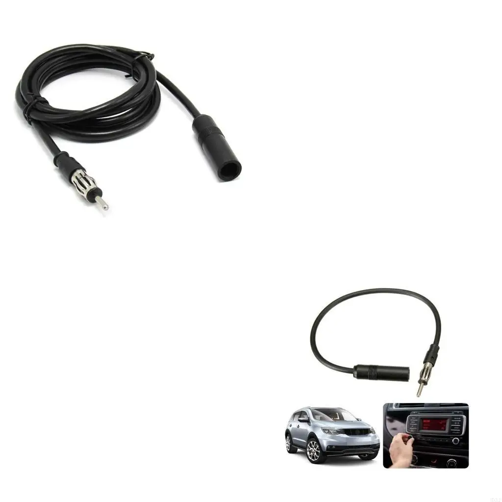 

Radio Antenna Extension Adapter Wire 35cm Plugs and Play for Campers & Travelers