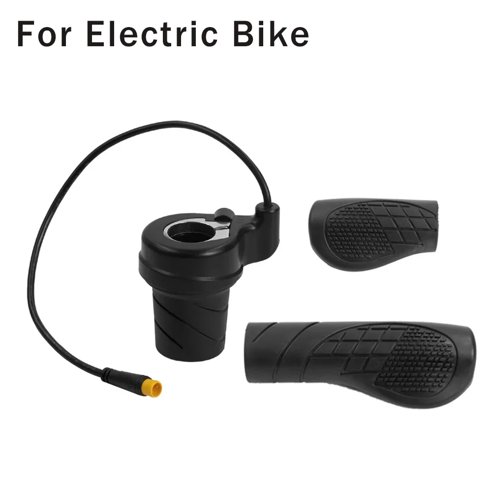 Right Side FT-76X Half Twist Throttle Electric Bike 3pin Plug Waterproof Connector Half Handle Twist Throttle for Electric Scoot