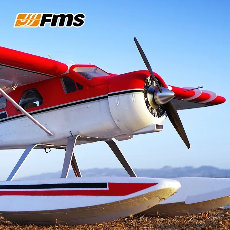 FMS 2000mm Beaver V2 RC Aircraft Aquatic Aircraft 6CH with Flaps Backtracking 6S EPO PNP Giant Aircraft Amateur Aircraft Avion