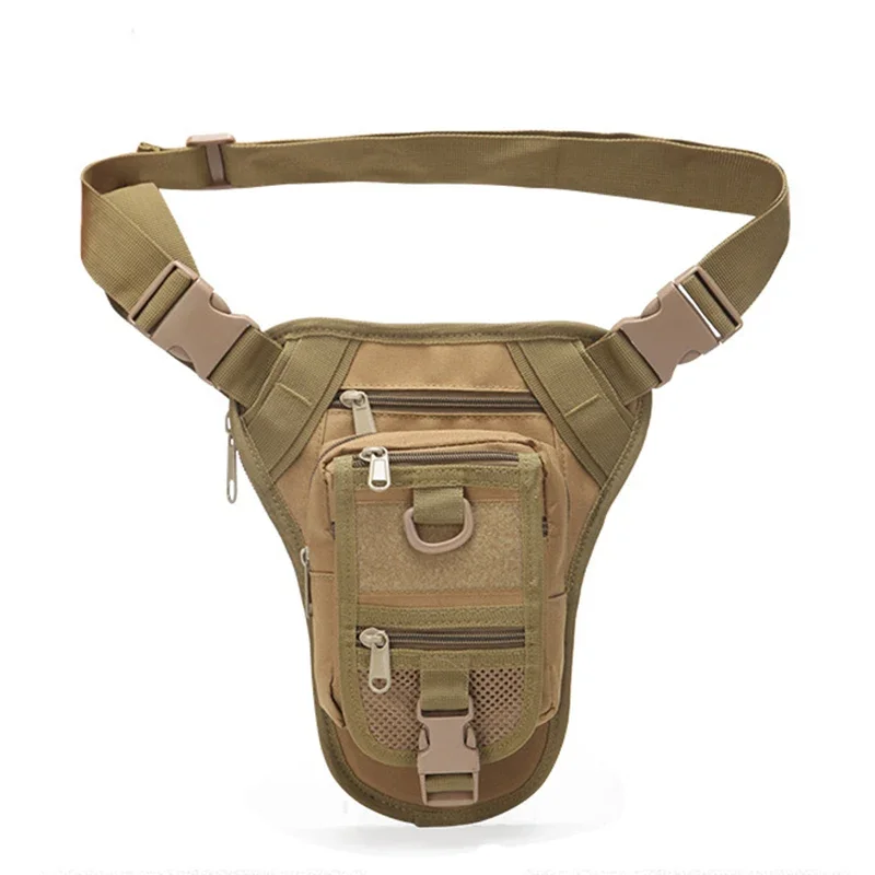 Men Waist Belt Fanny Pack Bag Nylon Motorcycle Rider Travel Climb ctics  Bags for Outdoor Shorts Pistol Gun Hip Bum Bag