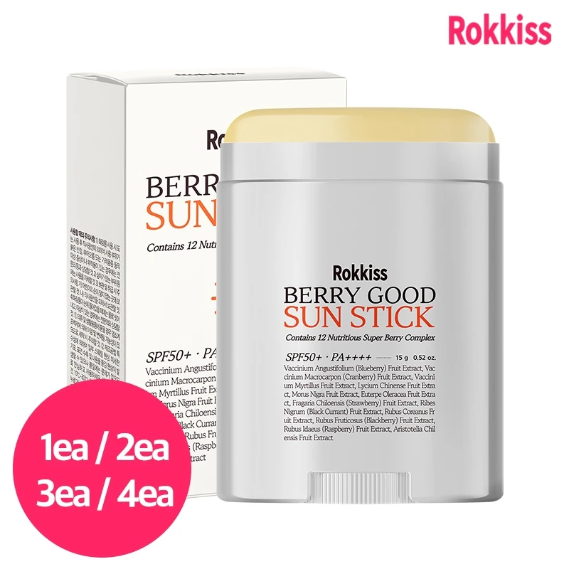 록키스 베리 굿 선스틱 SPF50+ PA++++, 15g