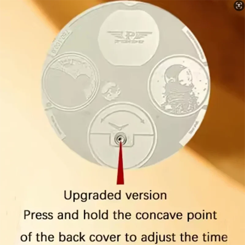 PINDU Design Orologio da polso da uomo Design cavo trasparente Roulette celeste Orologi al quarzo Scatola per orologi da uomo in pelle resistente all'acqua